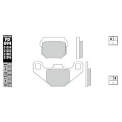 Bremsbeläge Galfer Sinter-Scooter