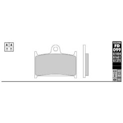 Bremsbelag Galfer Semi-Metal (Paar)