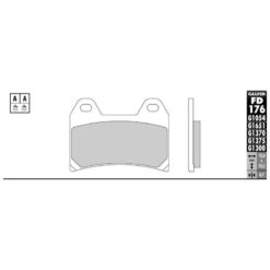 Bremsbelag Galfer Sinter-GP (Paar)