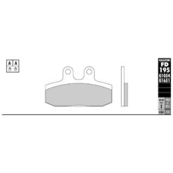 Bremsbelag Galfer Semi-Metal (Paar)