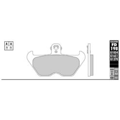 Bremsbelag Galfer Sinter-Street (Paar)