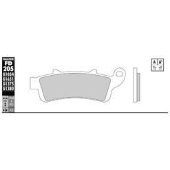 Bremsbelag Galfer Sinter-Sport (Paar)