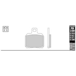 Bremsbelag Galfer Sinter-Scooter (Paar)