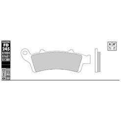 Bremsbelag Galfer Sinter-Scooter (Paar)