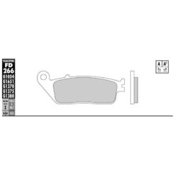 Bremsbelag Galfer Sinter-Scooter (Paar)