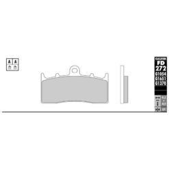 Bremsbelag Galfer Sinter-Street (Paar)