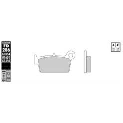 Bremsbelag Galfer Semi-Metal (Paar)