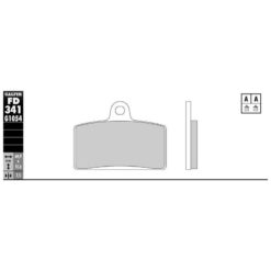 Bremsbelag Galfer Semi-Metal (Paar)