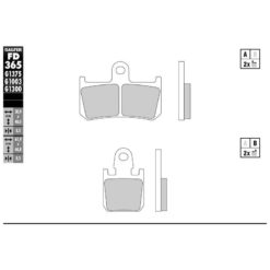 Bremsbelag Galfer Sinter-Race (Paar)