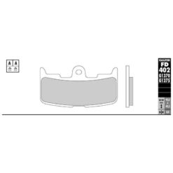 Bremsbelag Galfer Sinter-Steet (Paar)