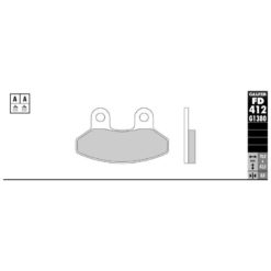 Bremsbelag Galfer Sinter-Scooter (Paar)