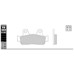 Bremsbelag Galfer Sinter-Scooter (Paar)