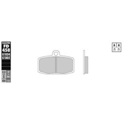 Bremsbeläge Galfer Semi-Metal (Paar)