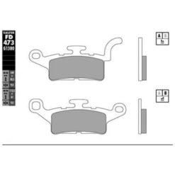 Bremsbelag Galfer Sinter-Scooter (Paar)
