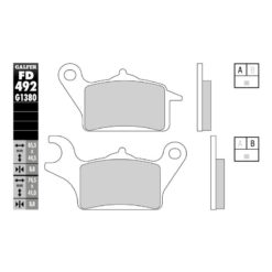 Bremsbeläge Galfer Sinter-Scooter