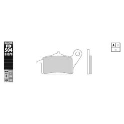 Bremsbeläge Galfer Sinter-Street (Paar)