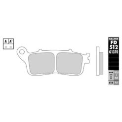 Bremsbeläge Galfer Sinter-Street