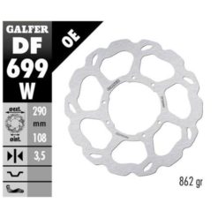Bremsscheibe Galfer W 290/108/3.5 mm