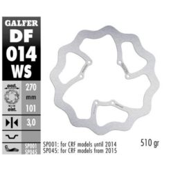 Bremsscheibe Galfer WS 270/101/3 mm