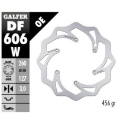 Bremsscheibe Galfer W 260/127/3 mm