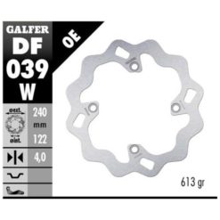 Bremsscheibe Galfer W 240/122/4 mm