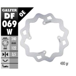 Bremsscheibe Galfer W 240/122/3,5 mm