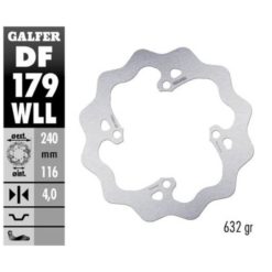 Bremsscheibe Galfer WLL 240/116/4 mm
