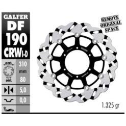 Bremsscheibe Galfer CRW 310/80/5mm links
