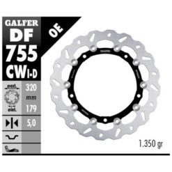 Bremsscheibe Galfer CW 320/179/5mm links