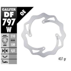 Bremsscheibe Galfer W 210/109/4mm