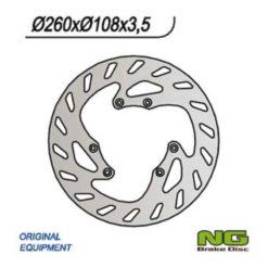 Bremsscheibe NG Brake Disc 260/108/3.5mm (6 Loch)