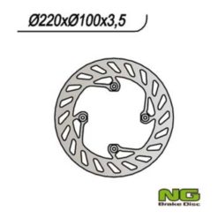 Bremsscheibe NG Brake Disc 220/100/3.5mm (4 Loch)