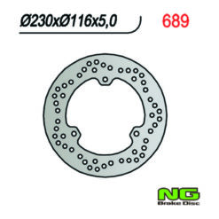 Bremsscheibe NG Brake Disc 230mm/116/5mm