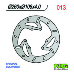 Bremsscheibe NG Brake Disc 260/108/4mm (6 Loch)