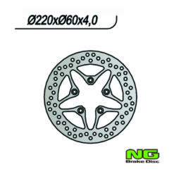 Bremsscheibe NG Brake Disc 220/60/4mm (5 Loch)