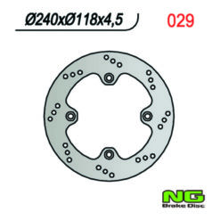 Bremsscheibe NG Brake Disc 240/118/4.5mm (4 Loch)