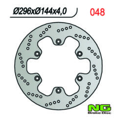 Bremsscheibe NG Brake Disc 296/144/4mm (6 Loch)