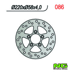 Bremsscheibe NG Brake Disc 220/58/4mm (5 Loch)