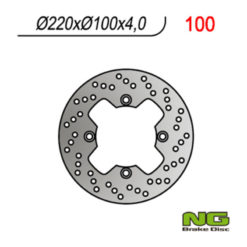 Bremsscheibe NG Brake Disc 220/100/4mm (4 Loch)