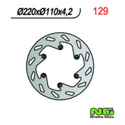 Bremsscheibe NG Brake Disc 220/110/4.2mm (6 Loch)