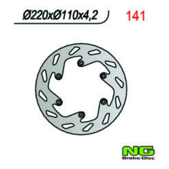 Bremsscheibe NG Brake Disc 220/110/4.2mm (6 Loch)