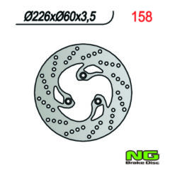 Bremsscheibe NG Brake Disc 226/60/3.5mm (3 Loch)