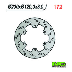 Bremsscheibe NG Brake Disc 230/120/4mm (6 Loch)