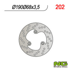 Bremsscheibe NG Brake Disc 190/68/3.5mm (3 Loch)