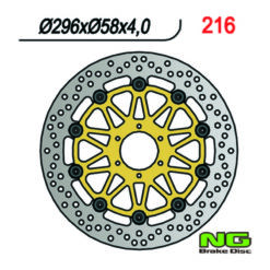 Bremsscheibe NG Brake Disc 296/58/4mm (6 Loch)