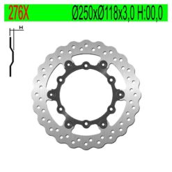 Bremsscheibe NG Brake Disc 250/118/3mm (6 Loch)