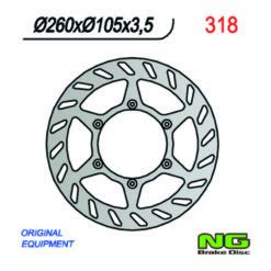 Bremsscheibe NG Brake Disc 260/105/3.5mm (6 Loch)