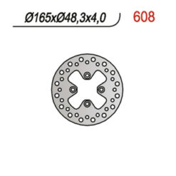 Bremsscheibe NG Brake Disc 165/48/4mm (4 Loch)