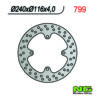 Bremsscheibe NG Brake Disc 240/116/4mm (4 Loch)