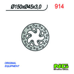 Bremsscheibe NG Brake Disc 150/45/3mm (5 Loch)